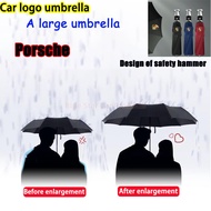Porsche Car umbrella, car umbrella, folding umbrella, sun umbrella, logo umbrella, Cayenne Macan Panamera Cayman 718 987