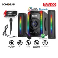 SonicGear Evo 11 Bluetooth Speaker with FM SD Card USB Input Microphone Input karaoke system
