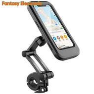 【Hot Sale🥇】360 Degree Adjustable Universal Mobile Bicycle Phone Holder Waterproof Rain-proof Foldable Navigation Cell Phone Holder For Motorcycle,returnable within 7 days