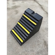 Rubber Curb Parking Block Wheel Stopper Anti Slip Tyre Block Parking Stopper Penahan Tayar