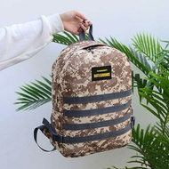 [Ready Stock}Backpack Military PUBG Bag Gaming Gamer Battle Ground Beg Sekolah Canvas Army Outdoor-P