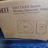 ​【全新未拆】KEF KW1 TX/RX System 超低音無線傳輸適配器
