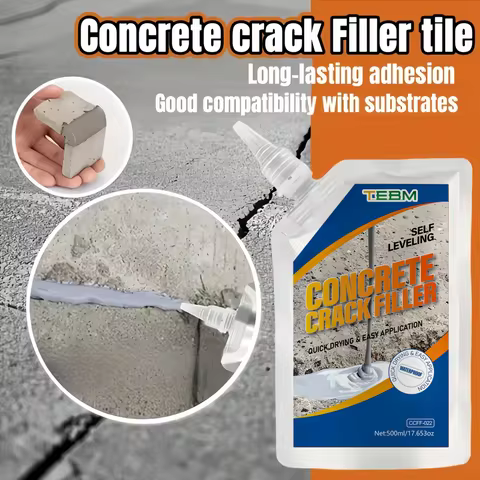 Concrete Crack Filler Self Leveling Cement Crack Filler, Slab Concrete Waterproof Repair Sealant for