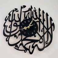 40x40cm jam dinding kalimah