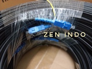 Kabel Fiber Optik Kabel FO 1 Core 3 Seling Fiber Optik PRECON Siap Pakai 50M/75M/100M/120M/150M/200M