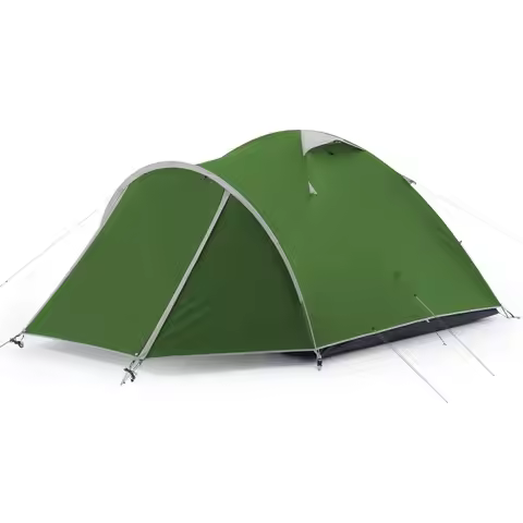 PPlus 34 Person Camping Tent with Vestibule, Waterproof Windproof 3 Person 4 Person Tents for Campin