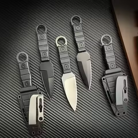 Outdoor Small Straight Knife, High-Hardness Survival Knife, Camping Portable Tactical Knife, Multi-F