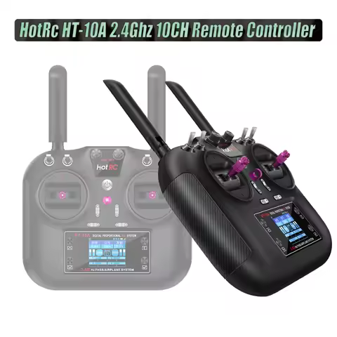 Hotrc Hot rc HT-10A HT10A 2.4Ghz 10CH Remote Controller F-10A F10A Receiver For RC Aircraft Vehicle 