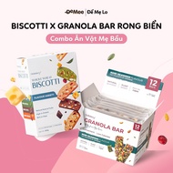 [COMBO Pregnant Mother Snack] 300gr Biscotti Low Calories + 300gr Hebekery by Demee Seaweed Nutritional Cereal Bar
