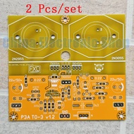 2 cái/bộ tham khảo bảng p3a mj2955 2N3055 bảng sau Bộ khuếch đại amp tinh khiết bảng trống