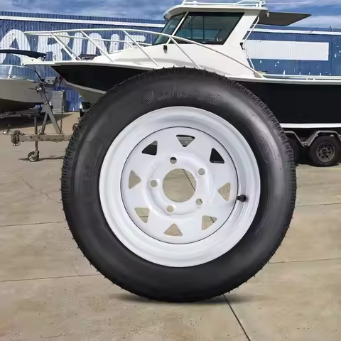 4.80x12 2 Pack Trailer Tire 4.8-12 Trailer Tires with 12 Inch Rims Load Range C 6PR for Travel/Campe