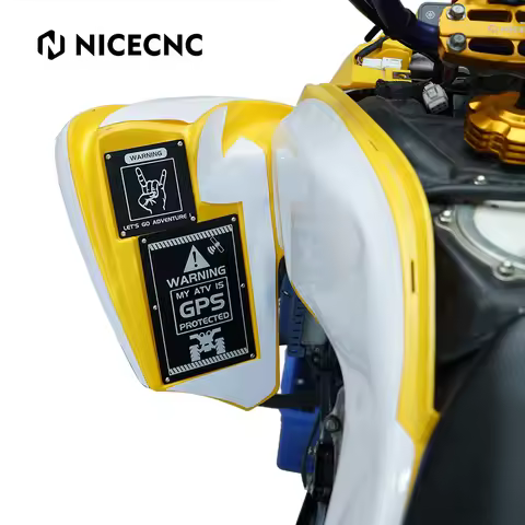 ATV 4PCS Fender Warning Tag Plates Badges Decals Stickers For Yamaha Raptor 700 13-22 700R 16-22 YFZ