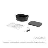 ฮูดเลนส์โลหะ JJC สำหรับเลนส์ Fujifilm XF 27mm f/2.8 R WR สำหรับกล้อง Fujifilm XT5 XT4 XT3 XT30 XH2S