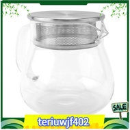 【●TI●】Heat Resistant Coffee Pot Hand Brewing Coffee Pot Steel Cover Transparent Sharing Pot Glass Br