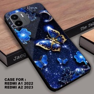 Redmi A1 2022 Case Latest A2 2023/ Fashion Case Butterfly Casing hp Case Softcase Hardcase Back Prot