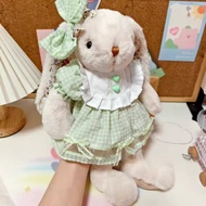Applicable30cm Gabriel Rabbit Doll Dress Cute Plush Rabbit Doll Clothes Easter Comfort Rabbit Lop-Ea