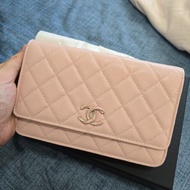 Chanel 23S Wallet on Chain in Pink / LGHW