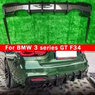 For BMW 3 Series GT 3GT F34 Carbon Fiber  Back lip Car Rear Bumper Diffuser Rear Splitters Spoiler B