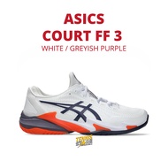 Asics COURT FF 3 / White Greyish Purple Tennis Shoes