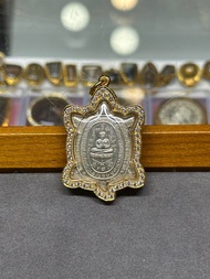 2536 龍婆了 屈威錠湯 來來來 財龜 銀版 防水意大利金殼 連沙麻公鑑定 佛牌