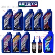 ESTREMO ITALY HEATPRO 4T SCOOTER MAX 4AT ENGINE OIL DOUBLE ESTER+ 2T SYNTHETIC LUBE X GEAROIL 100% O