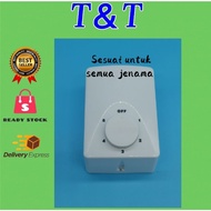 READY STOCK KDKKDK PANAS0NIC MUTI MULTI OPEX Fan Regulator Switch 5 Speed CONTROL TTT.