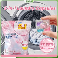 🔥🔥Japan Hot 5 IN 1 Laundry Capsules Fragrance & Anti-Mite 99% Antibacterial Multi-Purpose Laundry Be