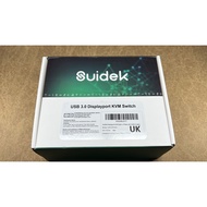 Suidek USB 3 Displayport KVM Switch 8K SJWDP202C