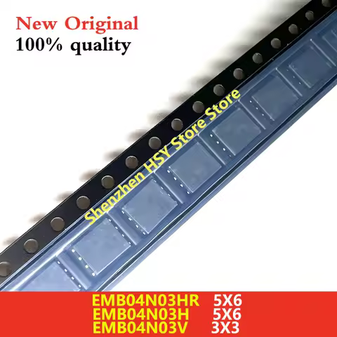 (5piece)100% New EMB04N03HR EMB04N03R EMB04N03H EMB04N03V B04N03R B04N03 QFN-8