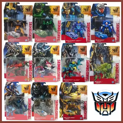 In Stock Hasbro Transformer Movie 4 AD Series AD-04 Bumblebee Collectible Figures Movable Building B