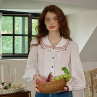 Maisie 彼得潘領復古上衣