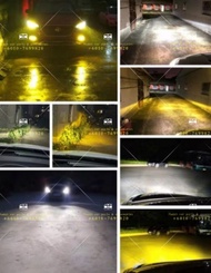 3 three Colour Led headlight Fog lamp light 3000k 4300k 6000k H1/H3/H4/H7/H8 H11 H16 HB3=9005 head l