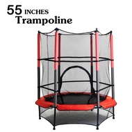 Kid's Trampoline with Safety Net Enclosure
