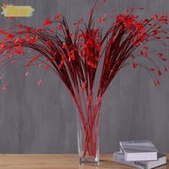 SEEO 5pcs/Pack Peacock Grass, 80cm Multicolor Artificial Grass, Natural 20 Heads Feather Texture Ree