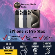 USED IPHONE 15 PRO MAX 256GB | 512GB ALL FUNCTIONS, CONDITION TIPTOP