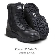 SWAT Classic 9" Side Zip Boot (Black Color), Kasut Operasi Polis Army Military, Taktikal, Camping