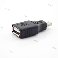 Universal USB 2.0 A To Mini B 5-Pin Female Male Adapter Mini Type-A B Jack Splitter for Smart Phone OTG Converter YB22TH