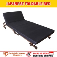 Japanese Modern Metal Foldable single Bed With Mattress/Foldable Bed