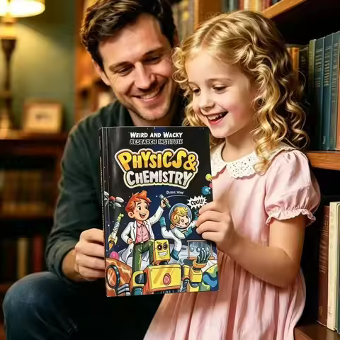 Weird and Wacky Research Institute Physics & Chemistry Kids Science Book Children Educational Readin