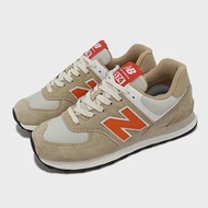 New Balance 休閒鞋 574 男女鞋 卡其 橘 麂皮 復古 親子鞋 運動鞋 NB 紐巴倫 U574HBO-D