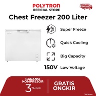 POLYTRON Chest Freezer 200 Liter PCF 218