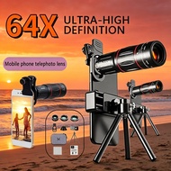 64X Zoom Mobile Phone Telephoto Lens Telescope Anti-Shake External Clip HD Camera Lens for Concert P