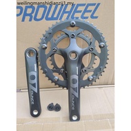 Taiwan Haomeng Road Bike Chainring 50-34 Teeth Square Hole Crank Chainring 8 9 Speed BCD110mm Bicycl