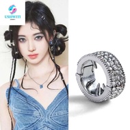 MLINX 2/4/6pcs/set Hair Braid Tubes, Y2K Hollow Out Silver Round Hairclasp, Hair Accessories Hair Br