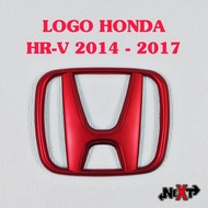 HRV Emblem Honda HRV Logo 2014-2017 Honda HR-V Red Doff Logo/