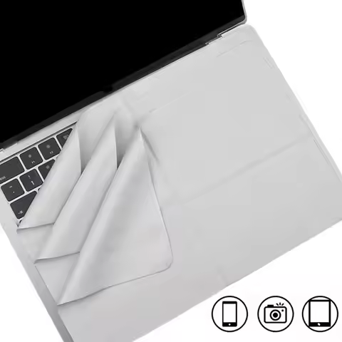 For MacBook Screen Cleaning Cloth Dustproof Cover Microfiber Dustproof Cleaning Cloth For MacBook 13