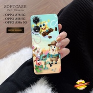 Softcase Oppo A78 5Ghp Oppo A58 5G/ Latest Oppo A58x 5G/ - Cartoon Fashion Case - Oppo A78 5Ghp Oppo