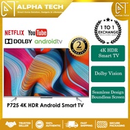 TCL P725 UHD Android Smart AI TV P725 50" | 55" | 65" Inches