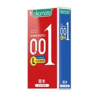 岡本（OKAMOTO）大號 001 超潤滑保險套 L 碼 6 片成人計生用品