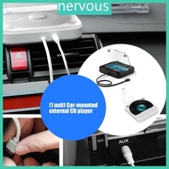 NERV Portable External Disc Player Compatible for Car Stereo Laptop TV Computer